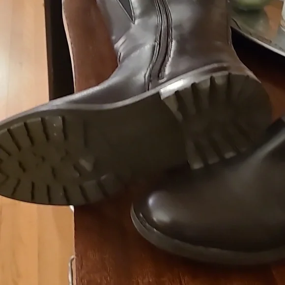 Banana Republic dark chocolate brown wide calf boots - Picture 7 of 10